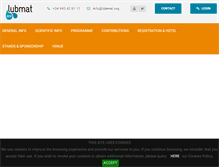 Tablet Screenshot of lubmat.org